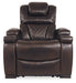 Warnerton PWR Recliner/ADJ Headrest Homeline Furniture