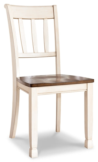 Whitesburg Dining Table and 4 Chairs and Bench with Storage Homeline Furniture