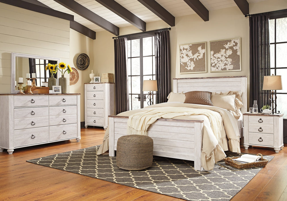 Willowton Dresser and Mirror Homeline Furniture