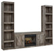 Wynnlow 3-Piece Entertainment Center with Electric Fireplace Homeline Furniture