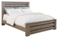 Zelen King Panel Bed with Mirrored Dresser, Chest and 2 Nightstands Homeline Furniture