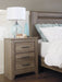 Zelen Queen Panel Bed with Mirrored Dresser and 2 Nightstands Homeline Furniture