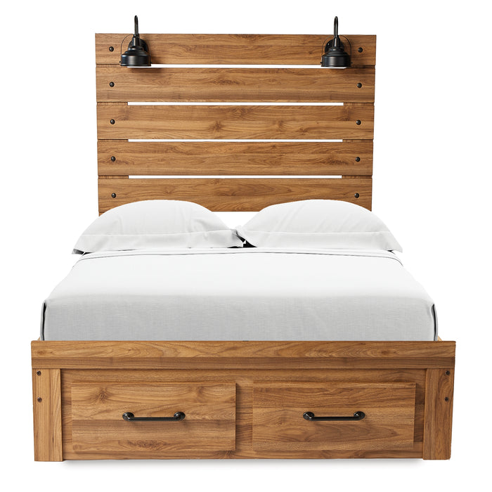 Pasklyn Queen Panel Storage Bed