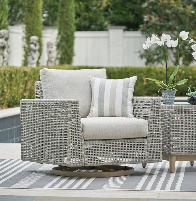 Seton Creek 2 Outdoor Lounge Chairs with End Table