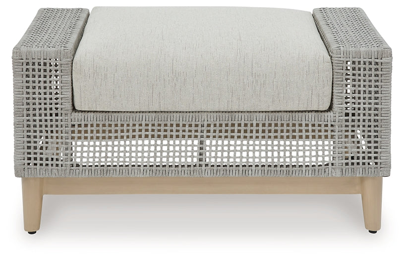 Seton Creek Outdoor Lounge Chair and Ottoman