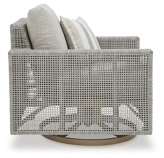Seton Creek Outdoor Lounge Chair and Ottoman