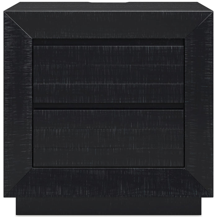 Londer Queen Panel Bed with Mirrored Dresser and 2 Nightstands