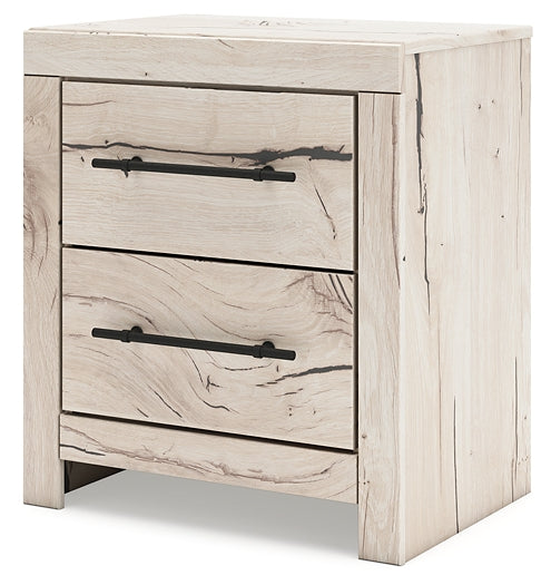 Full Panel Storage Bed with Mirrored Dresser, Chest and Nightstand