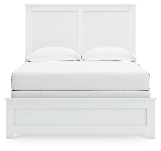 Bostwick Shoals Full Panel Bed with Mirrored Dresser and Chest