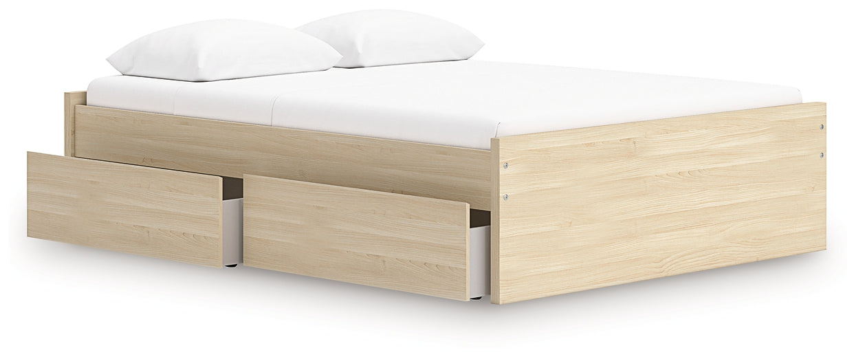 Onita Queen Platform Bed with 1 Side Storage