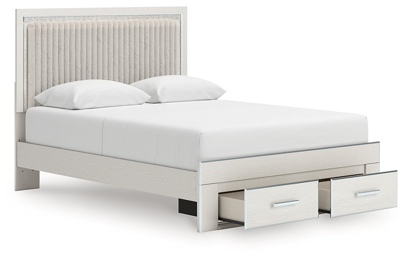 Zuraleus Queen Upholstered Panel Storage Bed