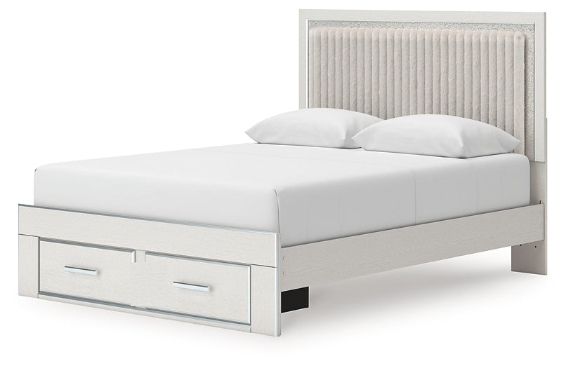 Zuraleus Queen Upholstered Panel Storage Bed