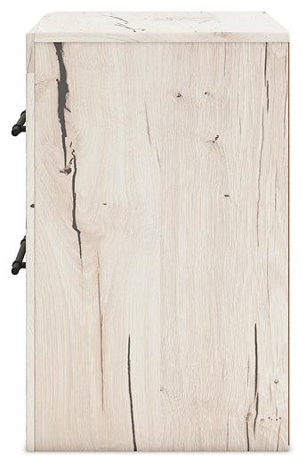 Lawroy Full Panel Storage Bed with Mirrored Dresser and Chest