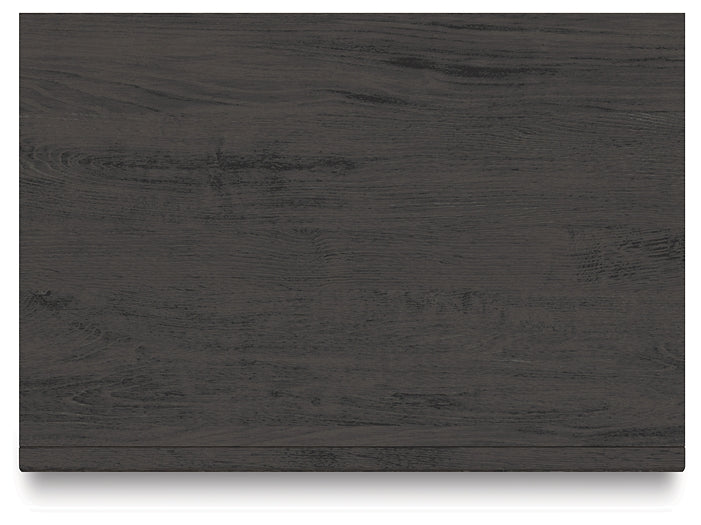 Queen Panel Bed with Mirrored Dresser and Nightstand