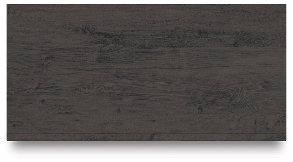 Queen Panel Bed with Mirrored Dresser, Chest and Nightstand