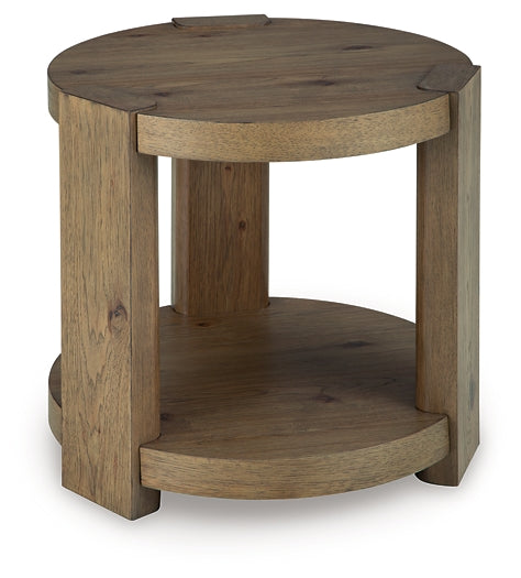 Flangren Round End Table