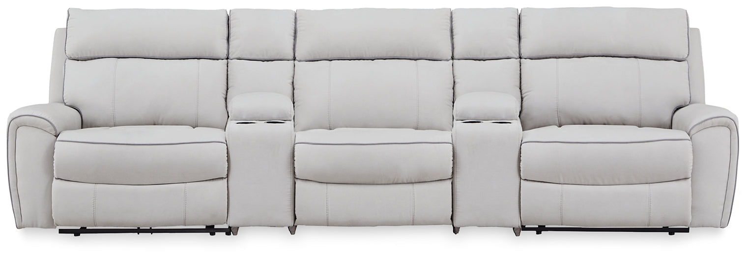 Social Pointe 5-Piece Power Reclining Sectional