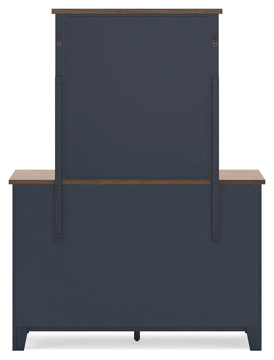 Landocken Twin Panel Bed, Dresser, Mirror, Chest and Nightstand