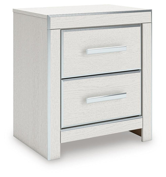 Zuraleus Queen Upholstered Panel Platform Storage Bed, Dresser, Mirror and Nightstand