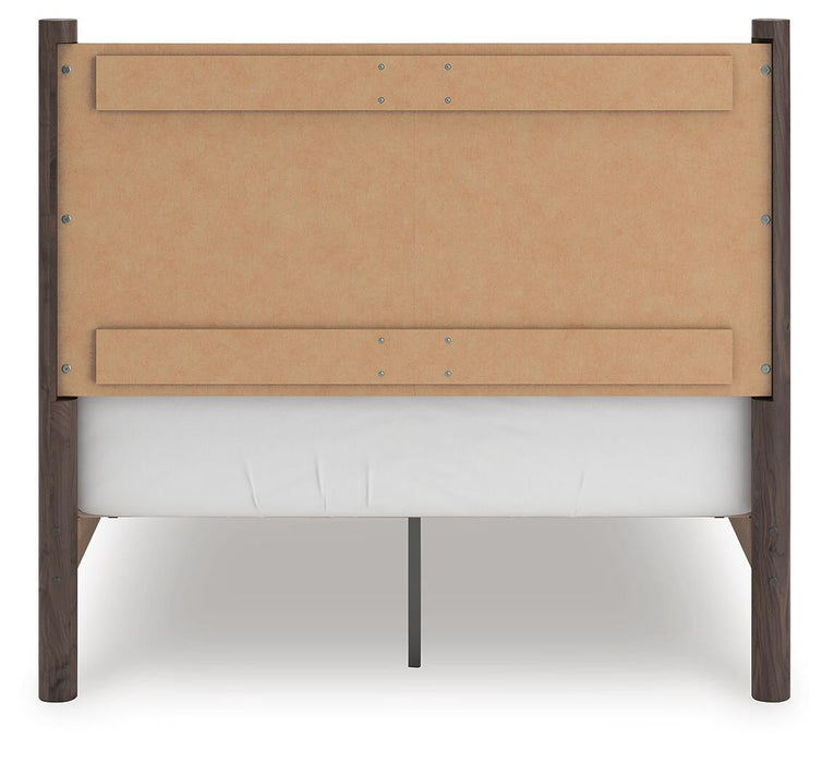 Pamytta Full Panel Platform Bed, Dresser, Mirror, Chest and Nightstand