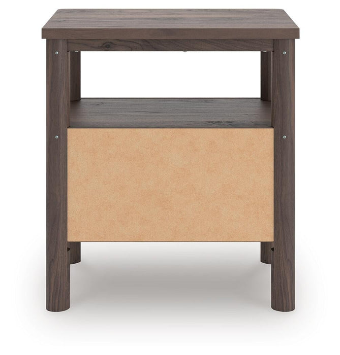 Pamytta Full Panel Platform Bed, Dresser, Mirror, Chest and Nightstand