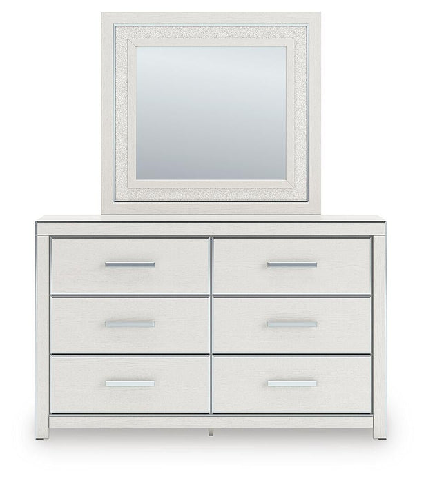 Zuraleus King Upholstered Bed, Dresser and Mirror