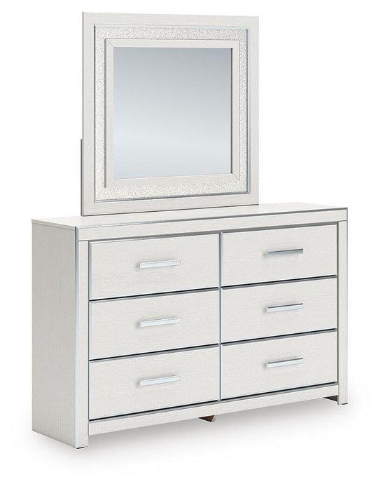 Zuraleus King Upholstered Bed, Dresser and Mirror