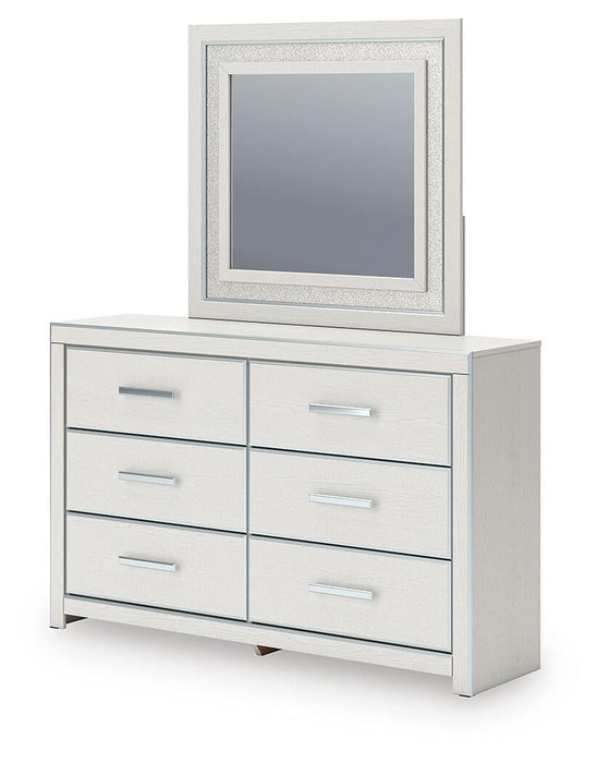 Zuraleus King Upholstered Bed, Dresser and Mirror