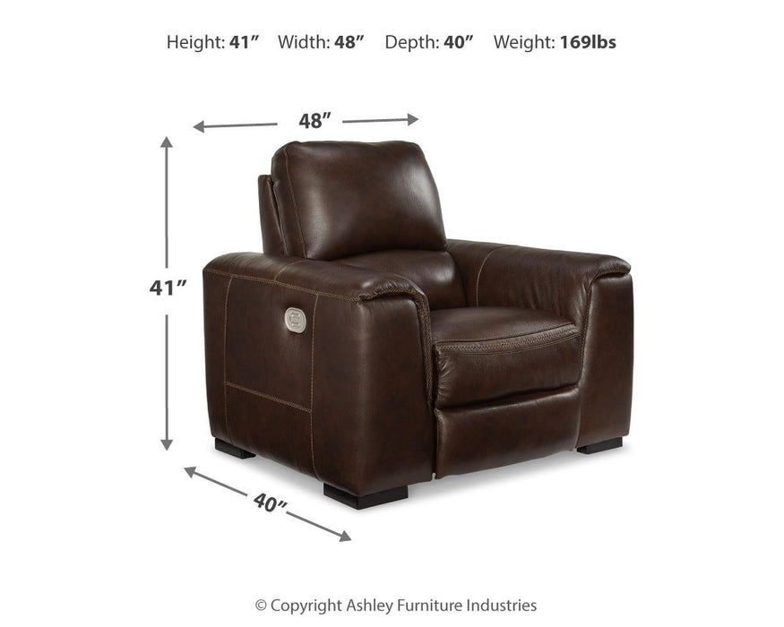 Alessandro PWR Recliner/ADJ Headrest