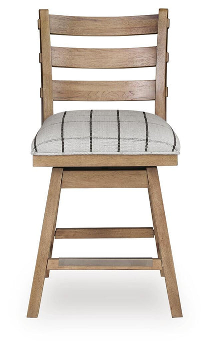 Ridgester UPH Swivel Barstool (2/CN)