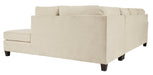 Abinger 2-Piece Sectional with Ottoman Homeline Furniture