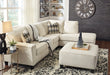 Abinger 2-Piece Sectional with Ottoman Homeline Furniture