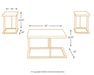 Airdon Occasional Table Set (3/CN) Homeline Furniture
