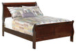 Alisdair Full Sleigh Bed with Mirrored Dresser and 2 Nightstands Homeline Furniture
