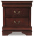 Alisdair Twin Sleigh Bed with Mirrored Dresser and 2 Nightstands Homeline Furniture