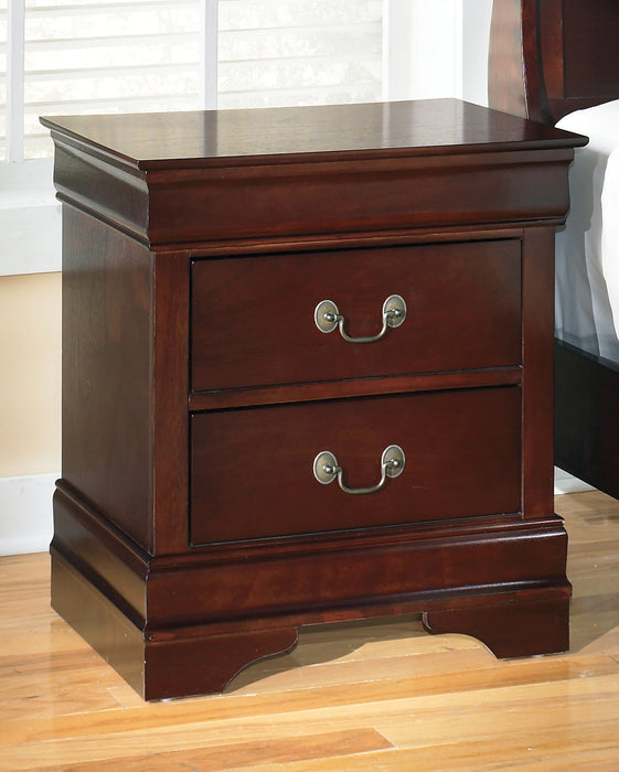 Alisdair Twin Sleigh Bed with Mirrored Dresser and 2 Nightstands Homeline Furniture