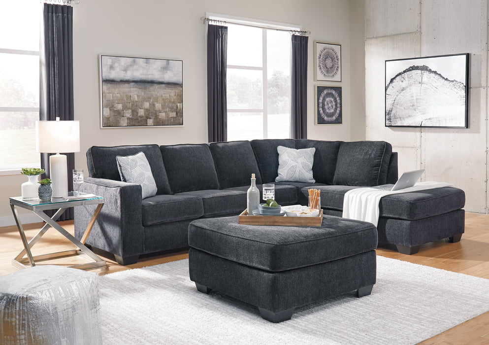 Altari 2-Piece Sectional with Ottoman Homeline Furniture
