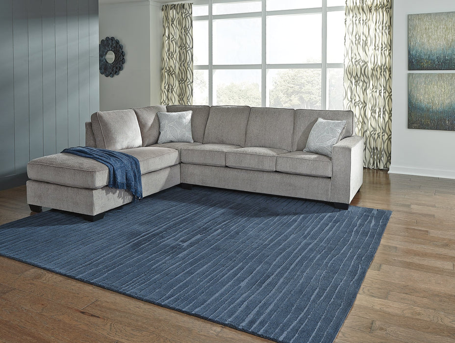 Altari 2-Piece Sectional with Ottoman Homeline Furniture
