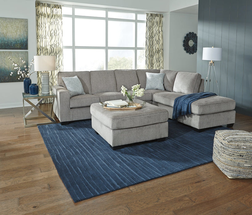 Altari 2-Piece Sectional with Ottoman Homeline Furniture