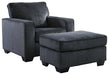 Altari Chair and Ottoman Homeline Furniture