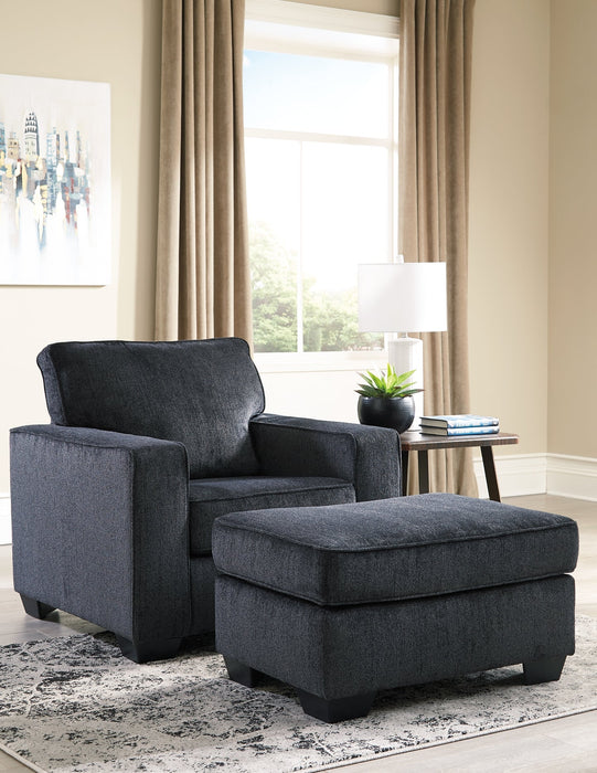 Altari Chair and Ottoman Homeline Furniture