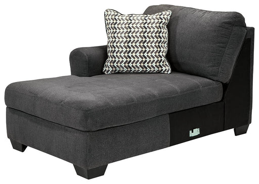Ambee 3-Piece Sectional with Ottoman Homeline Furniture