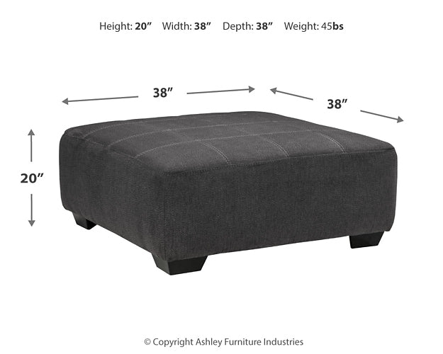 Ambee Oversized Accent Ottoman Homeline Furniture