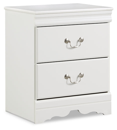 Anarasia Full Sleigh Bed with Mirrored Dresser, Chest and Nightstand Homeline Furniture