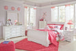 Anarasia Full Sleigh Bed with Mirrored Dresser, Chest and Nightstand Homeline Furniture