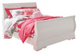 Anarasia Full Sleigh Bed with Mirrored Dresser, Chest and Nightstand Homeline Furniture