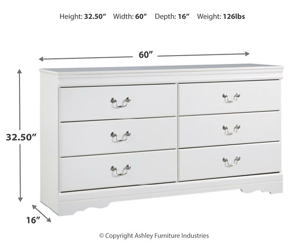 Anarasia Six Drawer Dresser Homeline Furniture