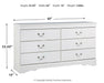 Anarasia Six Drawer Dresser Homeline Furniture