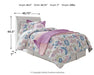 Anarasia Twin Sleigh Headboard with Mirrored Dresser Homeline Furniture