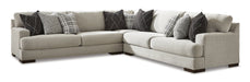 Artsie 3-Piece Sectional with Ottoman Homeline Furniture